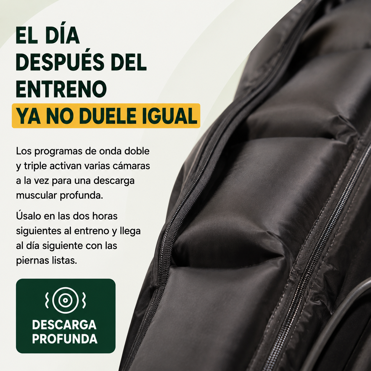 El día después del entreno no tiene por qué doler