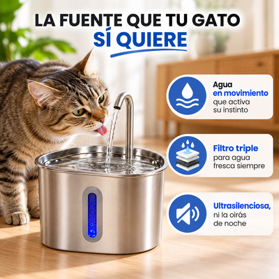 CatVitalis™ – La fuente que hace que tu gato quiera beber