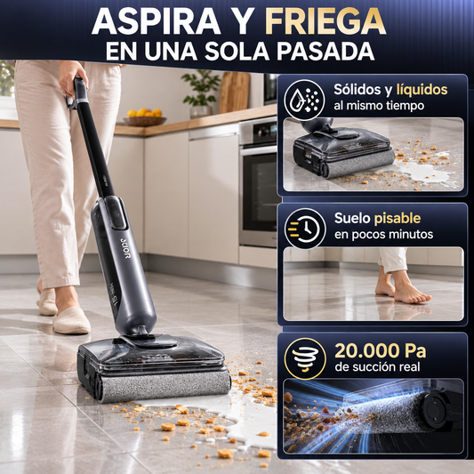 JONR H2 Pro – Aspira y friega a la vez, y después se lava sola
