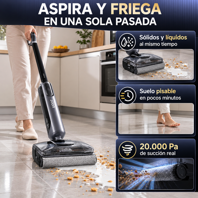 JONR H2 Pro – Aspira y friega a la vez, y después se lava sola