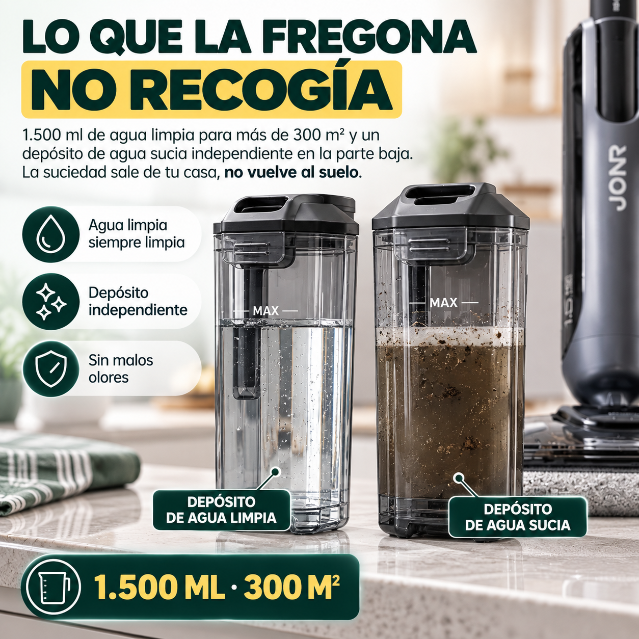 El depósito de agua sucia te va a dar un susto