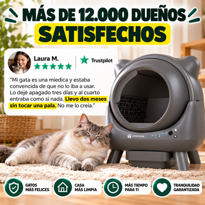 Arenero Autolimpiante X1 – Olvídate de la pala para siempre