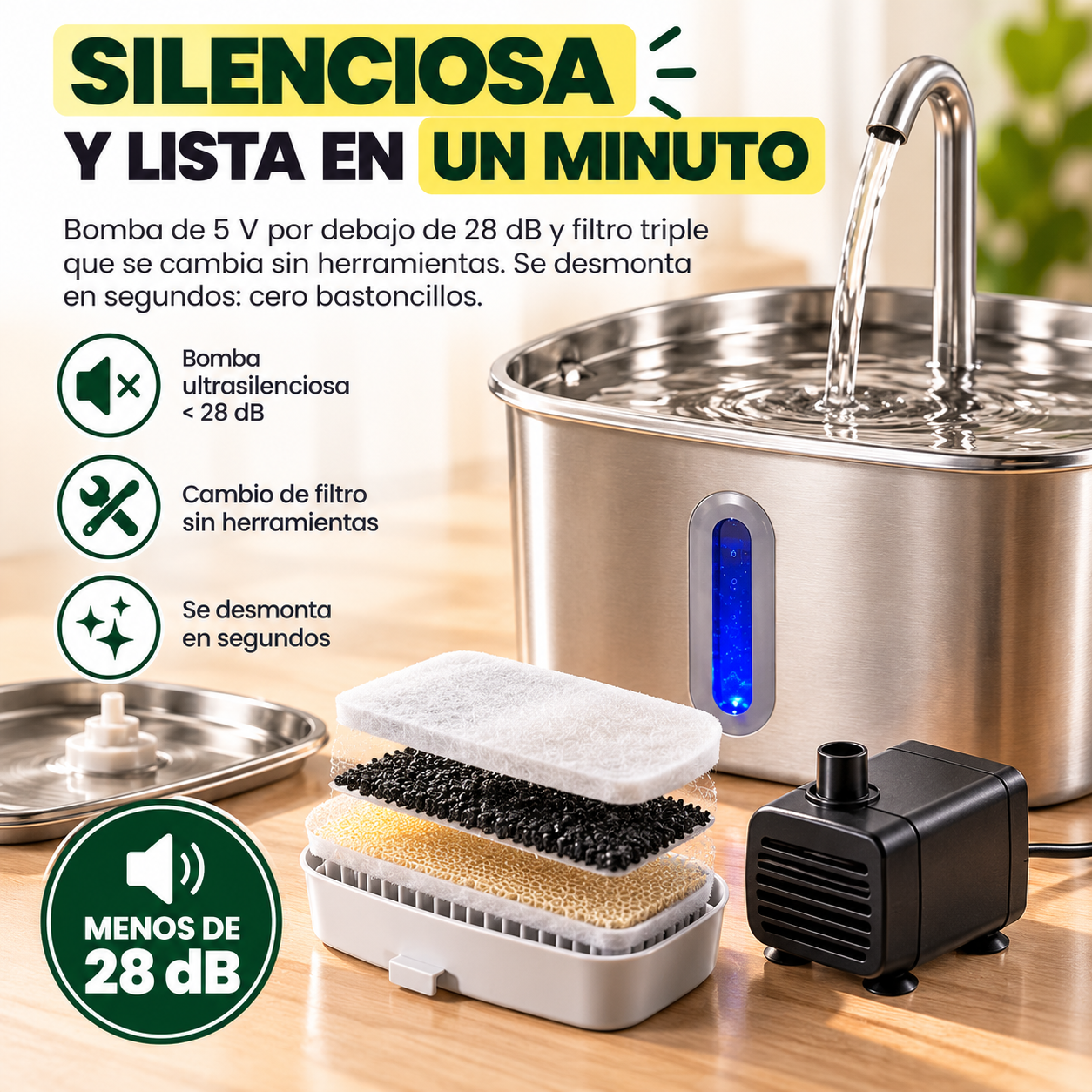 Las fuentes de plástico: zumbidos, babas y bastoncillos