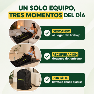 Highfly Pro – Presoterapia profesional para dejar de arrastrar las piernas