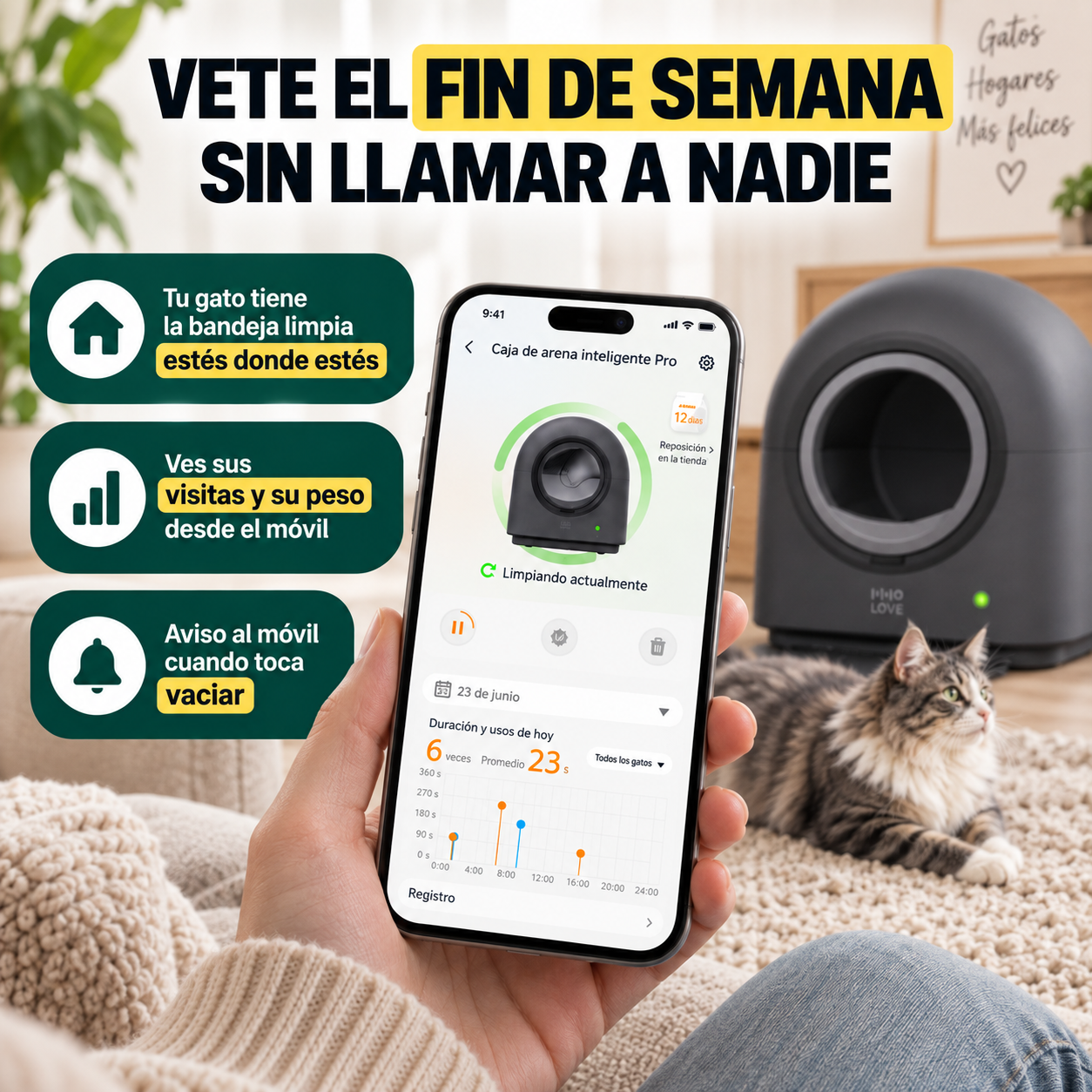 Vete el fin de semana sin llamar a nadie