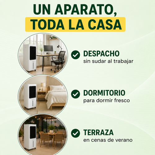 Climatizador Evaporativo Airmax – El frescor del aire acondicionado, el consumo de una bombilla