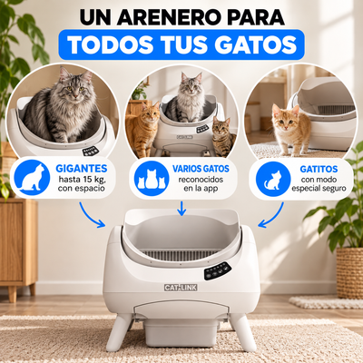 Arenero Autolimpiable Open-X – Olvídate de recoger la arena cada día