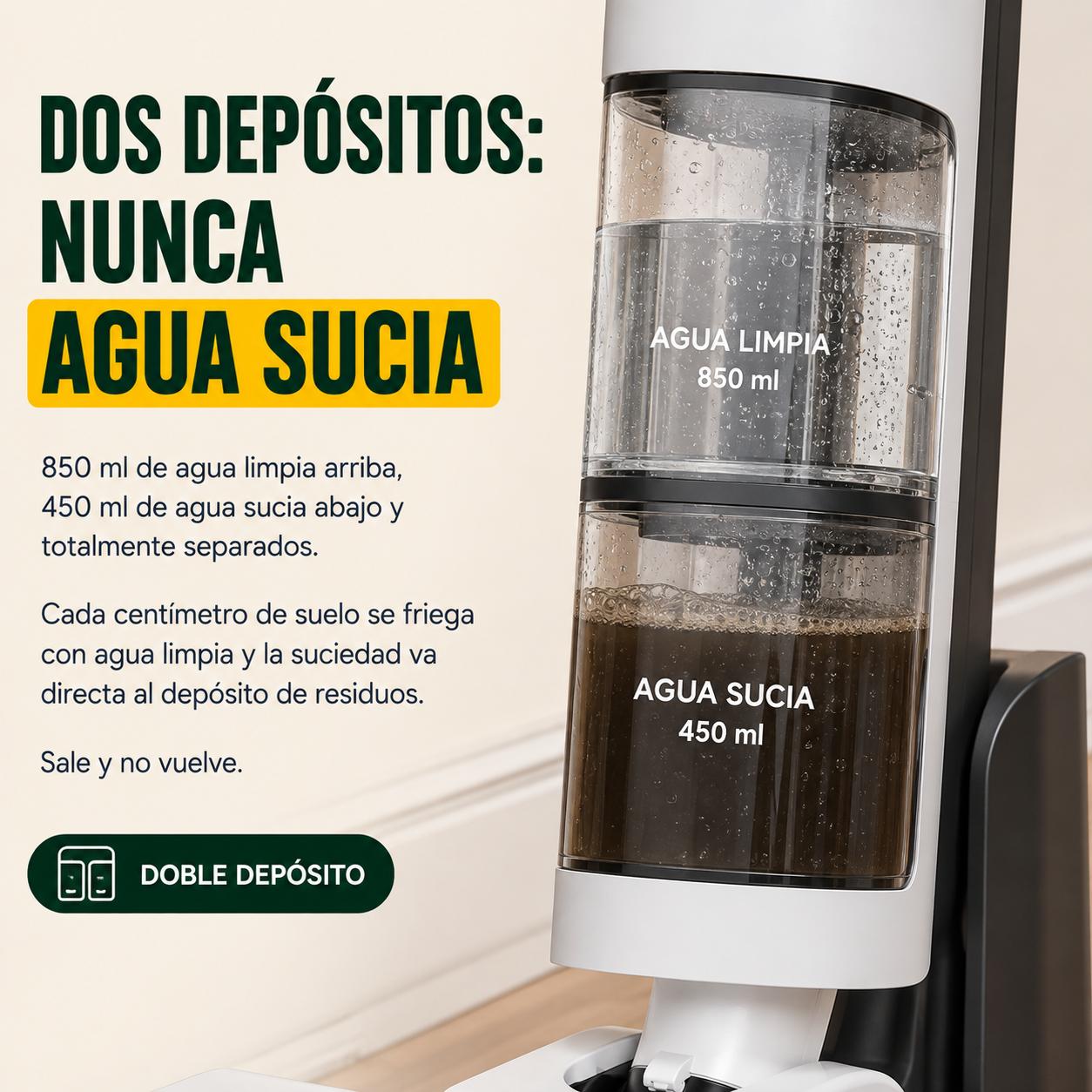 Estás fregando con agua sucia y ni te das cuenta