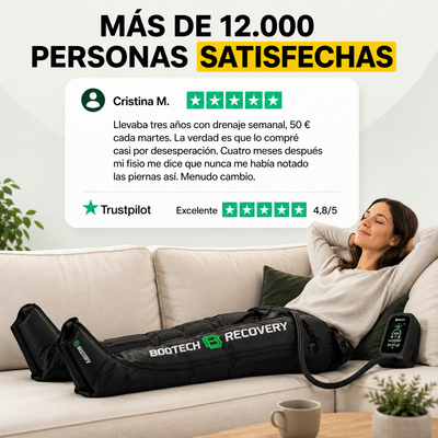 BOOTECH BT-PRO – Presoterapia profesional en tu sofá, de los pies al abdomen