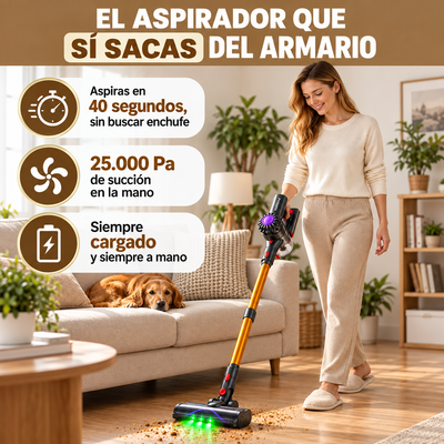 FYRAEN V15 – Aspira toda tu casa sin un solo cable