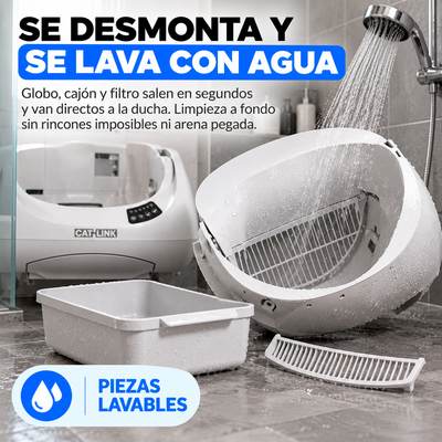 Arenero Autolimpiable Open-X – Olvídate de recoger la arena cada día