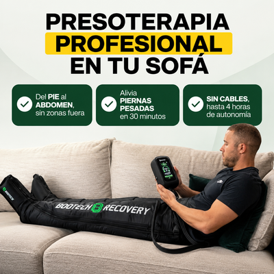 BOOTECH BT-PRO – Presoterapia profesional en tu sofá, de los pies al abdomen